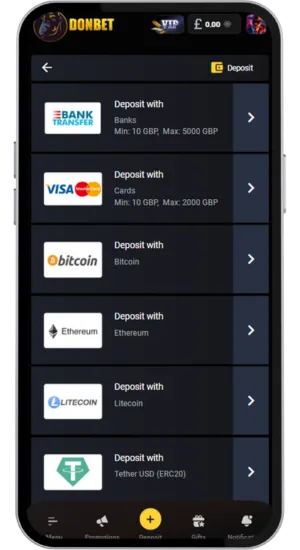 Make a deposit